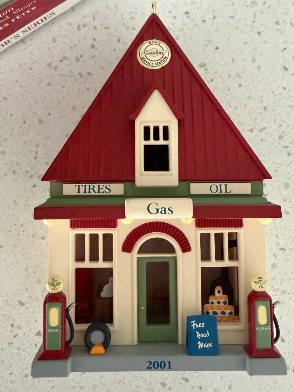 Hallmark Ornament Nostalgic Houses and Shops Service Station #18